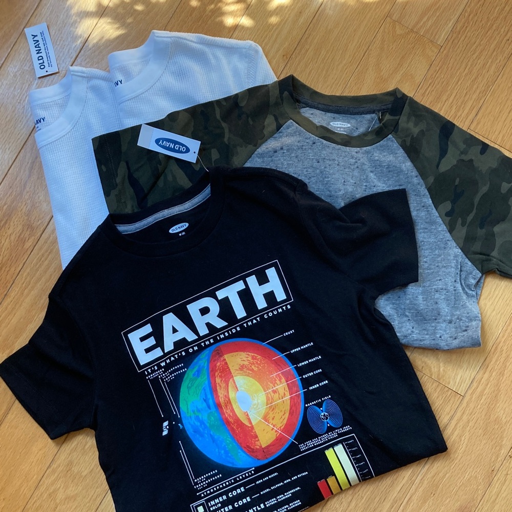 Old Navy Boys Size 8 Top Bundle NWT